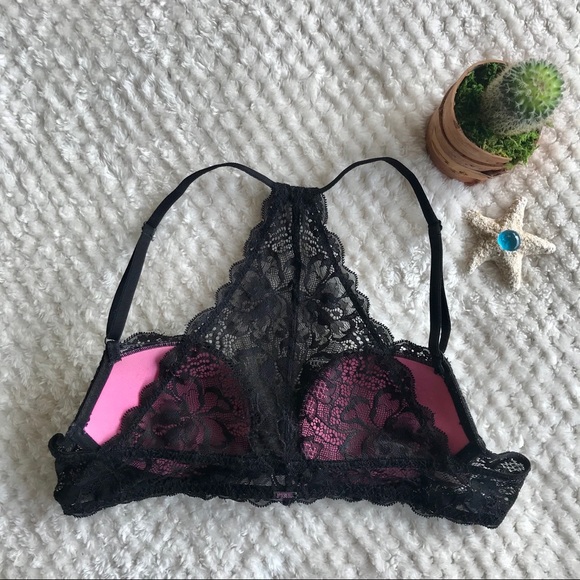 PINK Victoria’s Secret Lace Racer Back Bra! - Picture 4 of 8